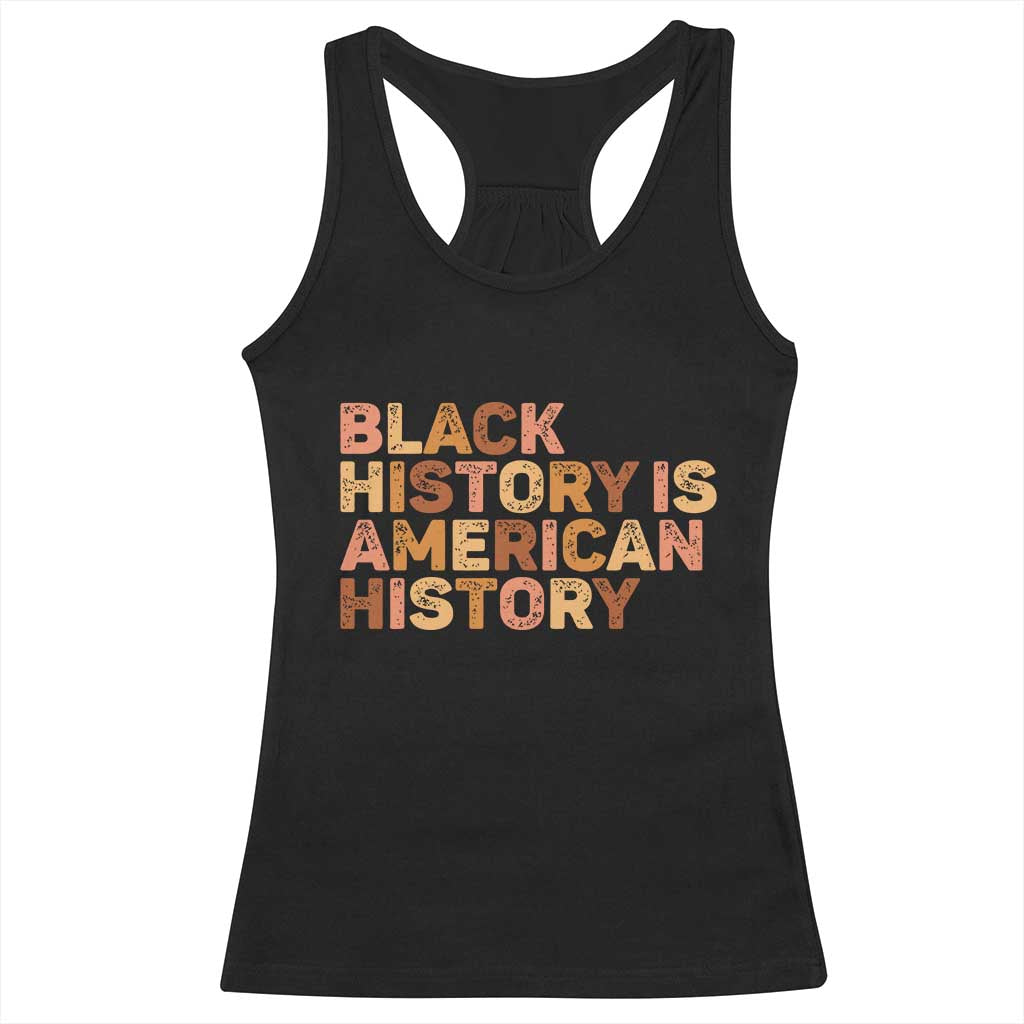 Black History Melanin African American Pride Racerback Tank Top - Wonder Print Shop