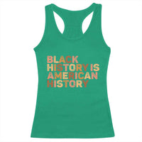 Black History Melanin African American Pride Racerback Tank Top - Wonder Print Shop