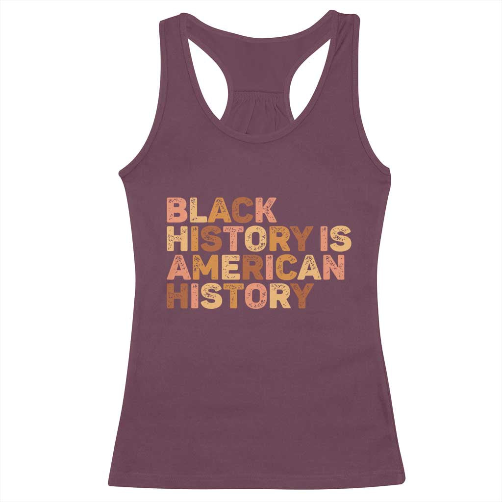 Black History Melanin African American Pride Racerback Tank Top - Wonder Print Shop
