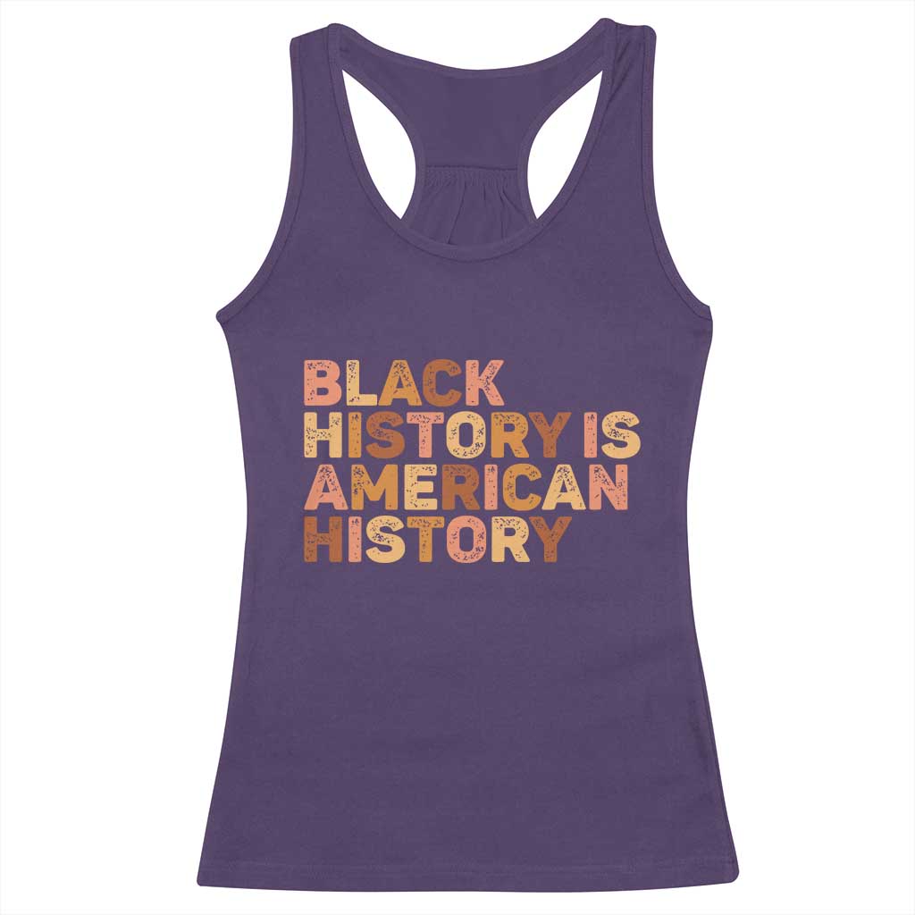 Black History Melanin African American Pride Racerback Tank Top - Wonder Print Shop