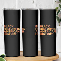 Black History Melanin African American Pride Skinny Tumbler - Wonder Print Shop