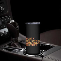 Black History Melanin African American Pride Skinny Tumbler - Wonder Print Shop