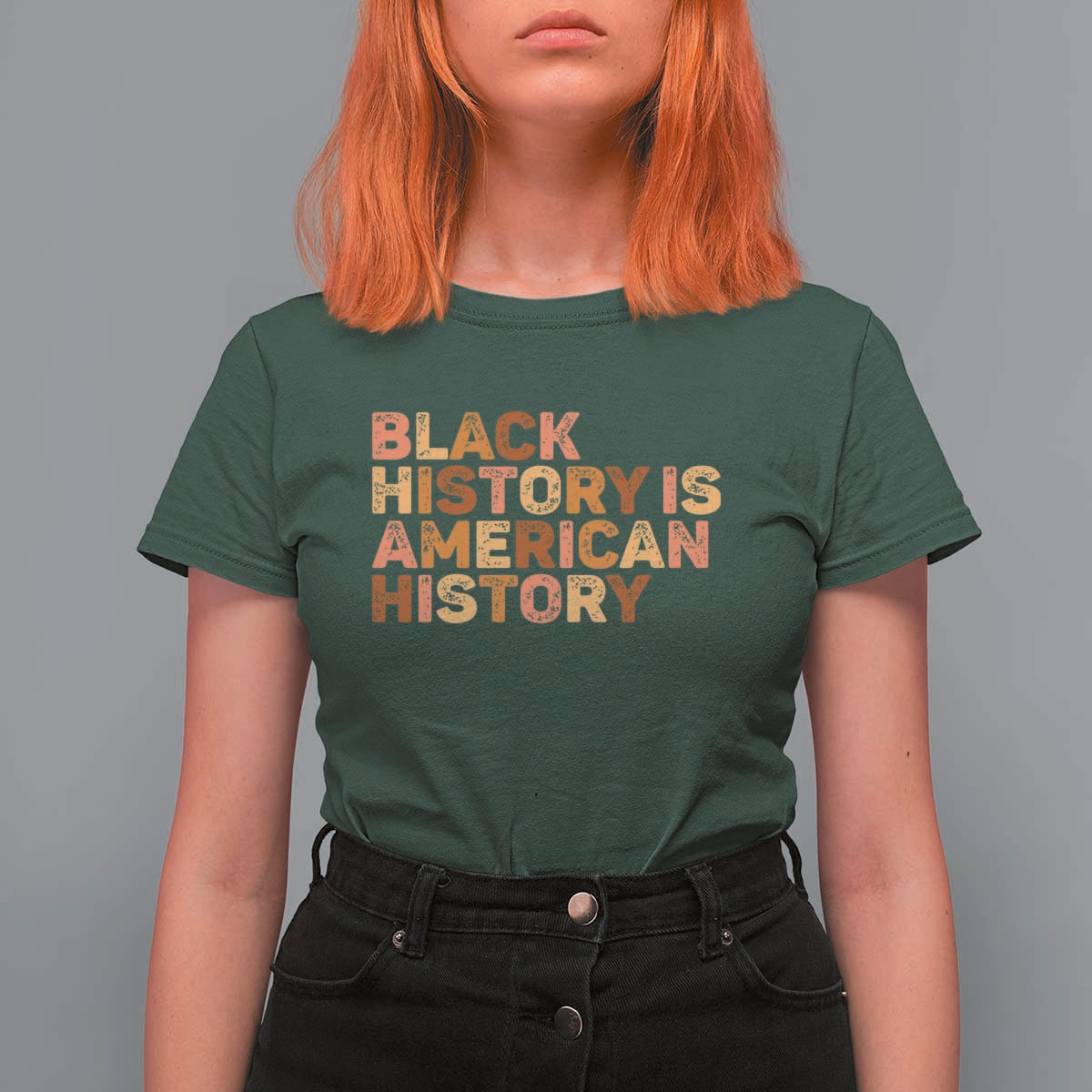 Black History Melanin African American Pride T Shirt For Women - Wonder Print Shop