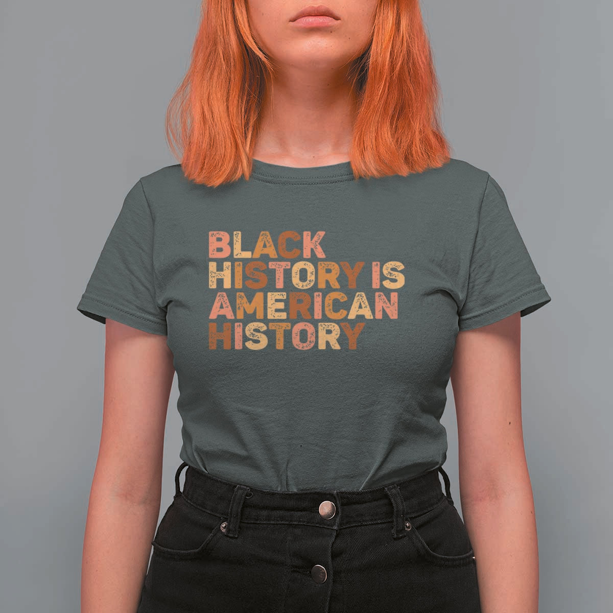 Black History Melanin African American Pride T Shirt For Women - Wonder Print Shop