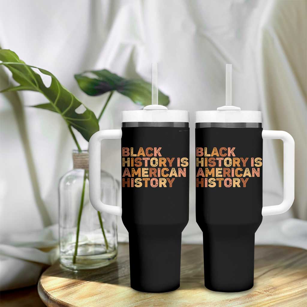 Black History Melanin African American Pride Tumbler With Handle - Wonder Print Shop