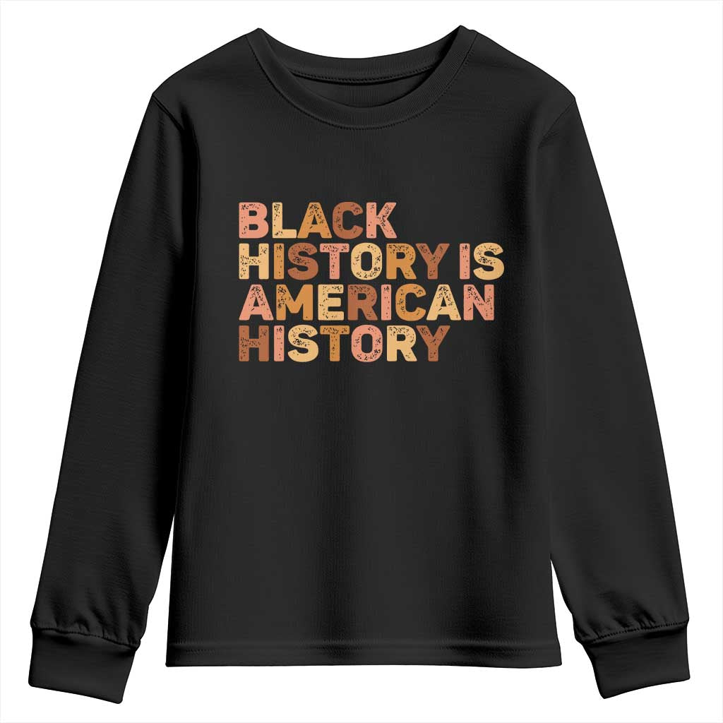 Black History Melanin African American Pride Youth Sweatshirt - Wonder Print Shop