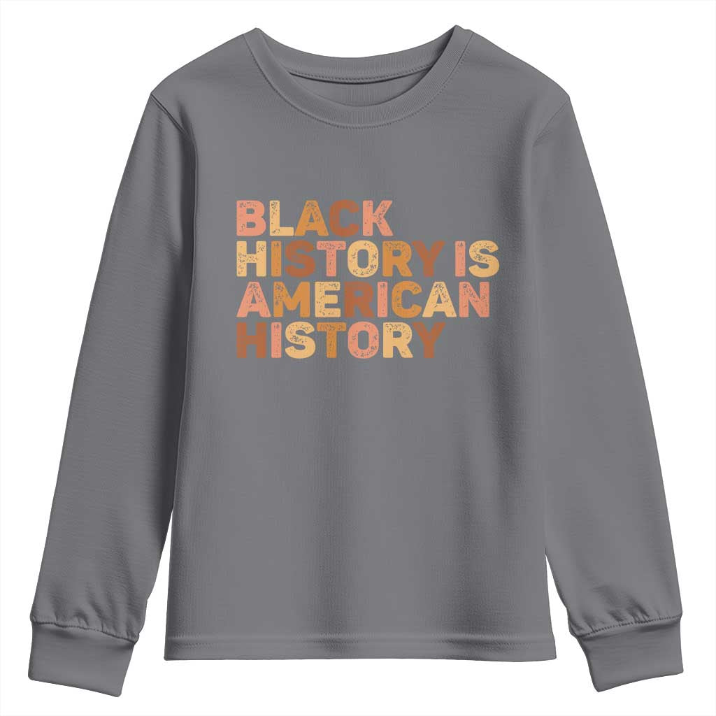 Black History Melanin African American Pride Youth Sweatshirt - Wonder Print Shop
