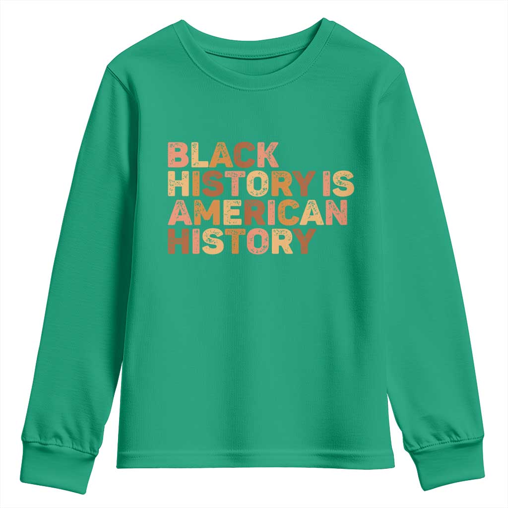 Black History Melanin African American Pride Youth Sweatshirt - Wonder Print Shop