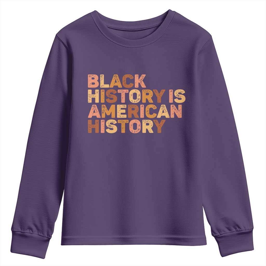 Black History Melanin African American Pride Youth Sweatshirt - Wonder Print Shop