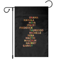 Black Leader History Melanin African American Pride Garden Flag - Wonder Print Shop