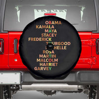 Black Leader History Melanin African American Pride Spare Tire Cover - Wonder Print Shop