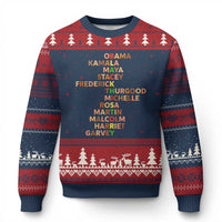 Black Leader History Melanin African American Pride Ugly Christmas Sweater - Wonder Print Shop