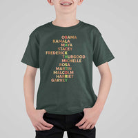 Black Leader History Melanin African American Pride T Shirt For Kid - Wonder Print Shop