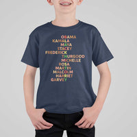 Black Leader History Melanin African American Pride T Shirt For Kid - Wonder Print Shop