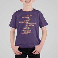 Black Leader History Melanin African American Pride T Shirt For Kid - Wonder Print Shop