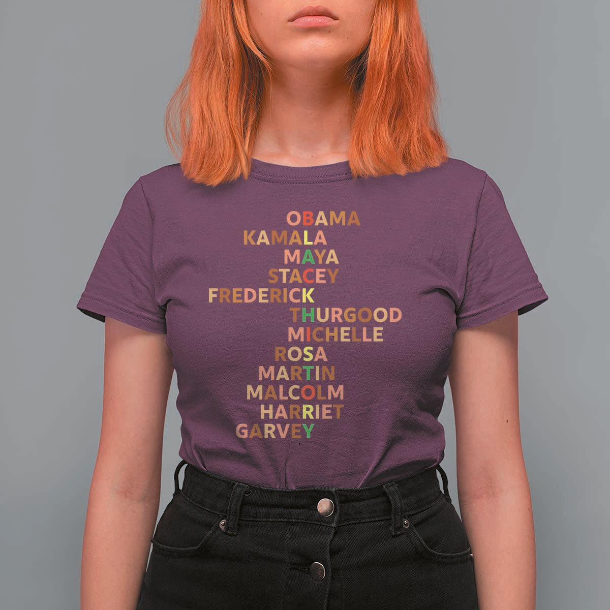Black Leader History Melanin African American Pride T Shirt For Women - Wonder Print Shop