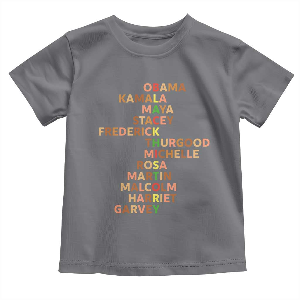 Black Leader History Melanin African American Pride Toddler T Shirt - Wonder Print Shop