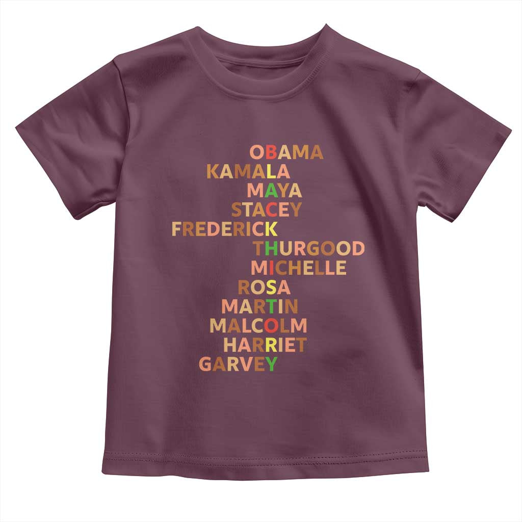 Black Leader History Melanin African American Pride Toddler T Shirt - Wonder Print Shop