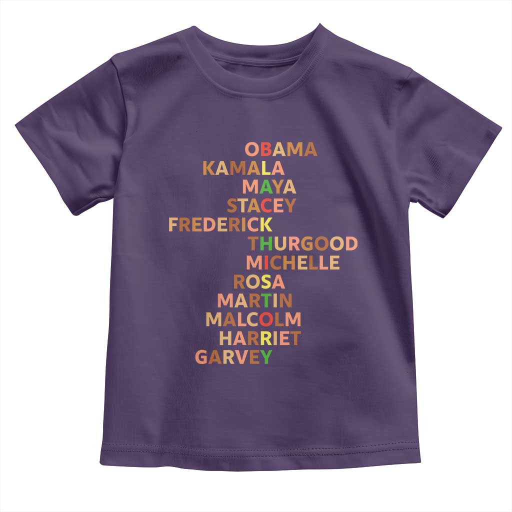 Black Leader History Melanin African American Pride Toddler T Shirt - Wonder Print Shop
