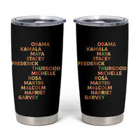 Black Leader History Melanin African American Pride Tumbler Cup - Wonder Print Shop