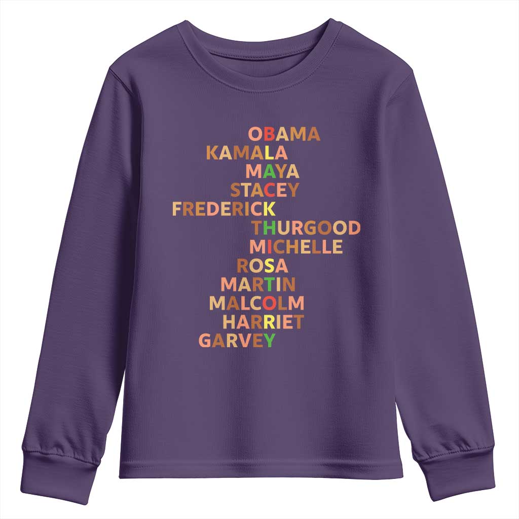 Black Leader History Melanin African American Pride Youth Sweatshirt - Wonder Print Shop