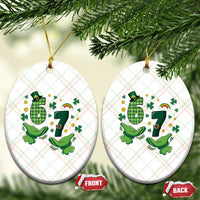 67 St Patricks Day Ceramic Ornament Funny Six Seven Hands Meme
