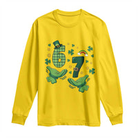 67 St Patricks Day Long Sleeve Shirt Funny Six Seven Hands Meme