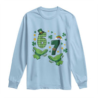 67 St Patricks Day Long Sleeve Shirt Funny Six Seven Hands Meme