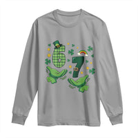 67 St Patricks Day Long Sleeve Shirt Funny Six Seven Hands Meme