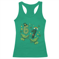 67 St Patricks Day Racerback Tank Top Funny Six Seven Hands Meme