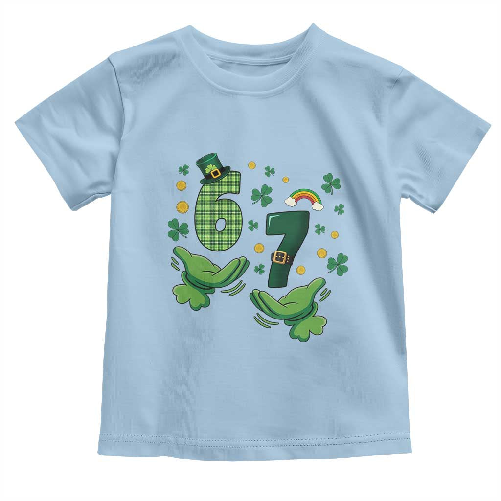67 St Patricks Day Toddler T Shirt Funny Six Seven Hands Meme