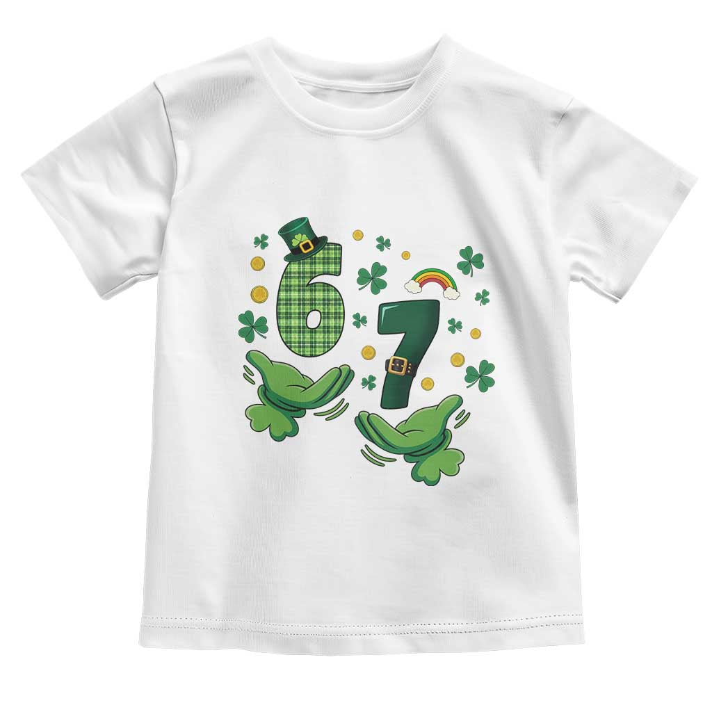 67 St Patricks Day Toddler T Shirt Funny Six Seven Hands Meme
