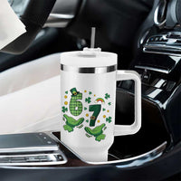 67 St Patricks Day Tumbler With Handle Funny Six Seven Hands Meme