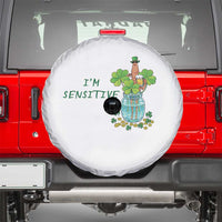 Marcus The Worm St Patricks Day Spare Tire Cover I'm Sensitive