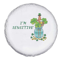 Marcus The Worm St Patricks Day Spare Tire Cover I'm Sensitive