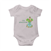 Marcus The Worm St Patricks Day Baby Onesie I'm Sensitive