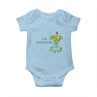 Marcus The Worm St Patricks Day Baby Onesie I'm Sensitive