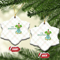 Marcus The Worm St Patricks Day Ceramic Ornament I'm Sensitive