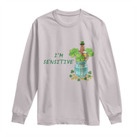 Marcus The Worm St Patricks Day Long Sleeve Shirt I'm Sensitive