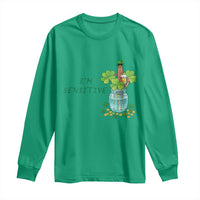 Marcus The Worm St Patricks Day Long Sleeve Shirt I'm Sensitive
