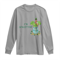 Marcus The Worm St Patricks Day Long Sleeve Shirt I'm Sensitive