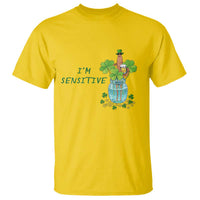 Marcus The Worm St Patricks Day T Shirt I'm Sensitive