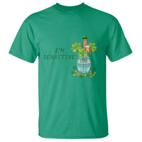 Marcus The Worm St Patricks Day T Shirt I'm Sensitive