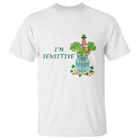 Marcus The Worm St Patricks Day T Shirt I'm Sensitive