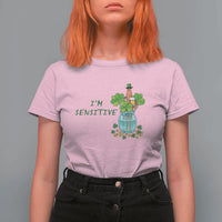 Marcus The Worm St Patricks Day T Shirt For Women I'm Sensitive