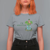 Marcus The Worm St Patricks Day T Shirt For Women I'm Sensitive