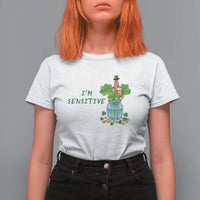 Marcus The Worm St Patricks Day T Shirt For Women I'm Sensitive