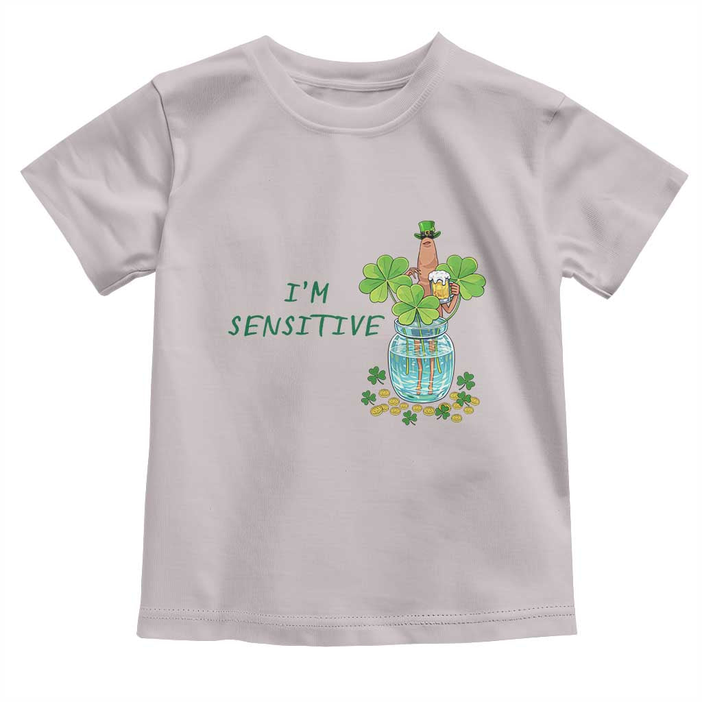 Marcus The Worm St Patricks Day Toddler T Shirt I'm Sensitive