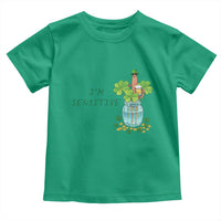 Marcus The Worm St Patricks Day Toddler T Shirt I'm Sensitive