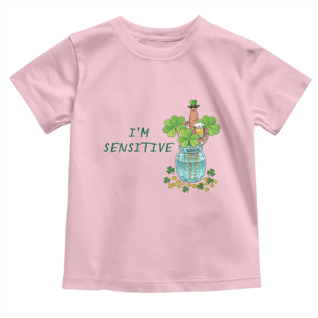 Marcus The Worm St Patricks Day Toddler T Shirt I'm Sensitive